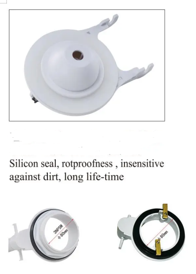 Powerful Flushing 3 Inch Outlet Toilet Single Flush Valve With 3.5L/s Flushing Speed
