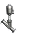 Tri-Clamp Ends Pneumatic Actuator Angle Seat Valve with Stainless Steel 304