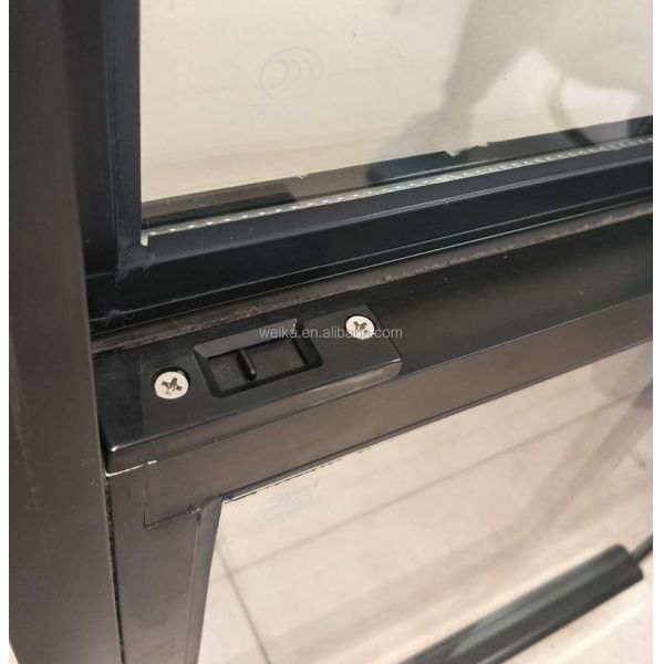 Vertical Opening Direction UPVC Single Hung Window with Excellent Waterproof