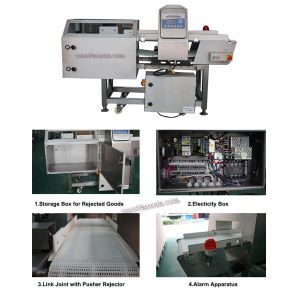 SUS304 Frame 25m/Min Food Processing Metal Detector 500mm Width