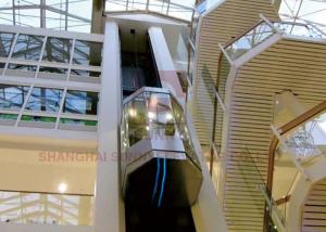 China 1600kg Full Glass Sightseeing Elevator Lift For Shopping Mall factory