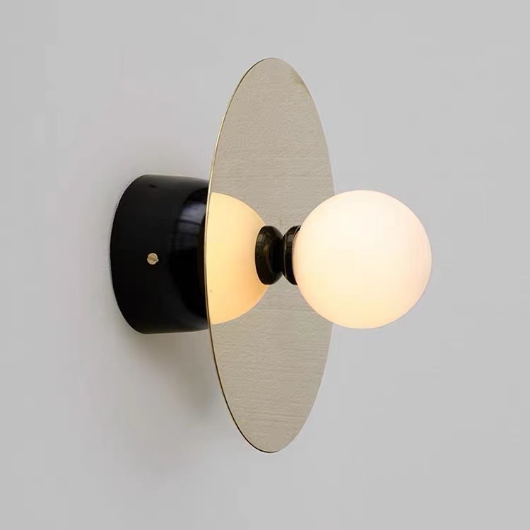 Minimalist gold and black led bedroom wall lights simple black led minimalist indoor Wall Lamp