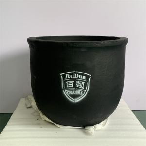 China Large Round Zinc Fusing Crucible Chemical Resistance Good Thermal Shock Resistance factory