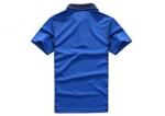 Knitted Embroidered Men's Work Polo Shirts , Short Sleeve Plain Women's Polo