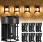 Antique Waterproof Solar Wall Lights Outdoor Garden Lamp For Landscape Courtyard