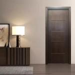 Customized Composite Waterproof WPC PVC Door for Internal Bedroom