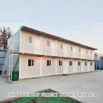 Eco Friendly Prefab Small Folding House Caravan Container Weatherproof
