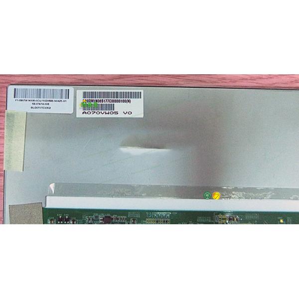 China Automotive Flat Panel LCD Display A070VW05 V0 AUO7" LCM 800×480 For Digital Photo Frame factory