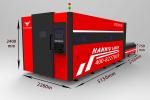 Large Surrounding Exchange Platform Fiber Laser Cutting Machine For Metal 3000W