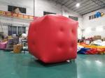 Military Inflatable Swim Buoys Gunnery Practice Square Shaped Red Color
