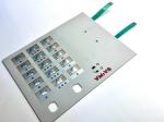 Key Pad Instrument Membrane Keypad Stickers With 2.54MM Pitch Female Connector