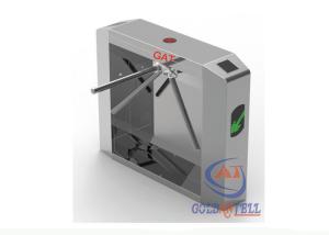 China Semi Automatic Tripod Access Control Turnstiles Shock Absorption Motor Low Noise on sale