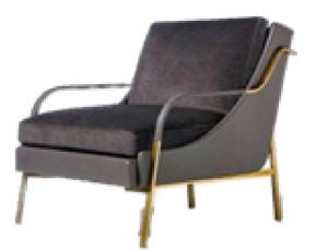 China Customization Leisure Upholstered Outdoor Lounge Chair Hotel Bedroom Furniture Set factory