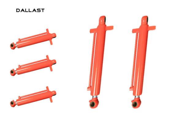 Industrial Piston Type Hydraulic Cylinder Hollow Bore Double Acting Stainless