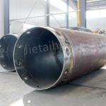 Zoomlion Rotary Borehole Spare Parts Conductor For Piling Drill Rig Double Wall