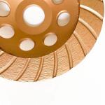High Quality 7inch 180×4.5×20×22.23mm Diamond Continuous Turbo Grinding Cup