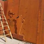 Polished Metal Decorative Panels Artistic Corten Steel Stainless Steel