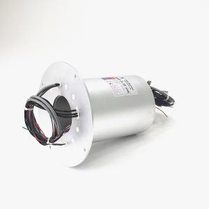 China Waterproof IP65 Gigabit Ethernet Slip Ring 100mm For Turntable Equipment factory