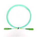 Ftth 1.6mm 1M Length Optic Fiber Patch Cord Aqua Blue Cable Jumper