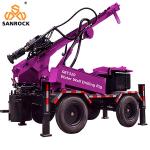 Portable Water Drilling Machine Small Hydraulic Trailer Mounted Water Well