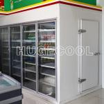 Walk in Cooler Storage Room with 30"*79" Aluminium Alloy Frame Door and Beer
