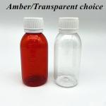 100ml 120ml 150ml Round Empty Plastic Pet Medicine Liquid Oral suspension Bottle
