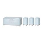 Metal Bread Bin Set Crown Series Kitchen Organizer For Multifunctional Food
