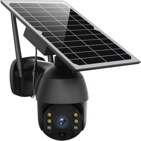 PIR Radar Tuya Smart Camera PTZ 355 Solar Powered Wireless Outdoor Security