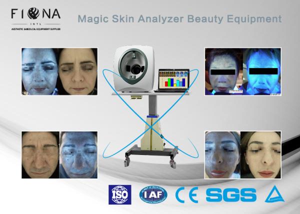 Professional 3D Skin Analyzer Equipment , Magic Mirror Facial Skin Analyzer