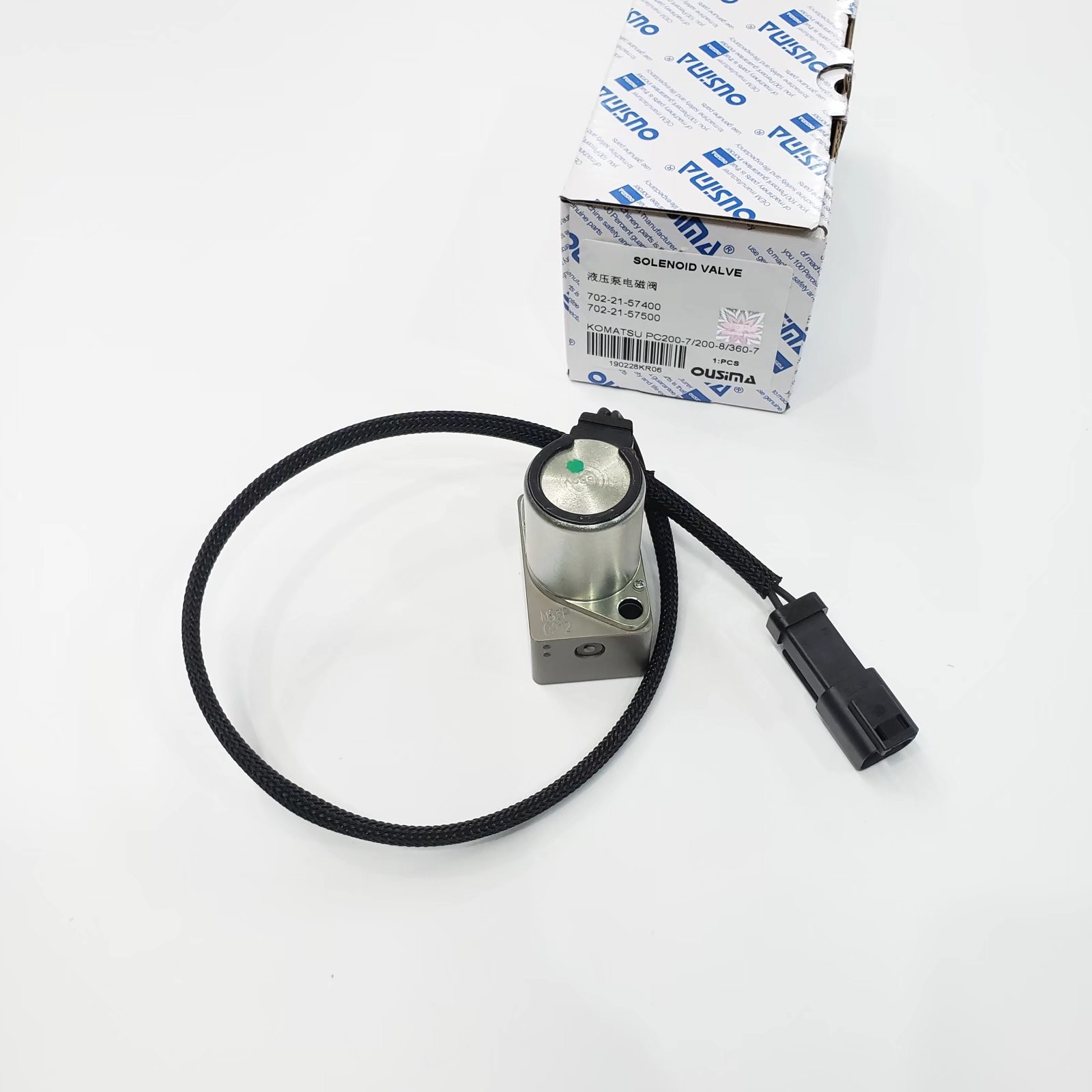 OUSIMA Main Pump Solenoid Valve 702-21-57400 702-21-57500 For Komatsu PC200-7 PC220-7 PC200-8 PC360-7