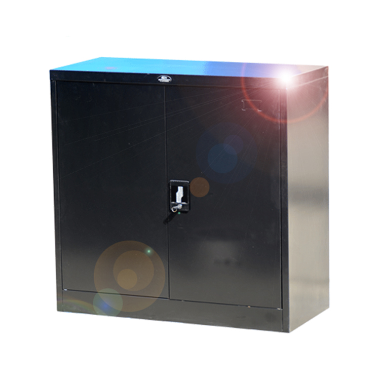 Bedroom Clothes Storage Two Doors RAL Color Electrostatic Iron Cupboard