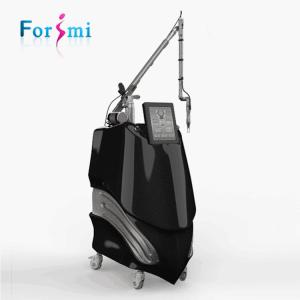 China Forimi 2 warranty newest 12 inch 1-10Hz 600ps 1064nm 532nm Q Switch nd Yag Laser Tattoo Removal Picosecond laser machine factory