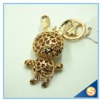 Cute Cartoon Rhinestone Rabbit keychain for Valentine's Day Gift
