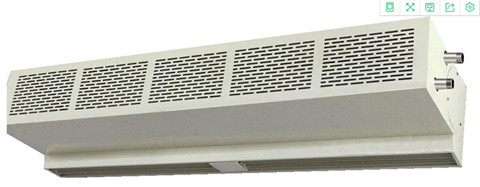 Tangential Cooling Air Curtain Fan 127V 60 x 300mm Galvanized