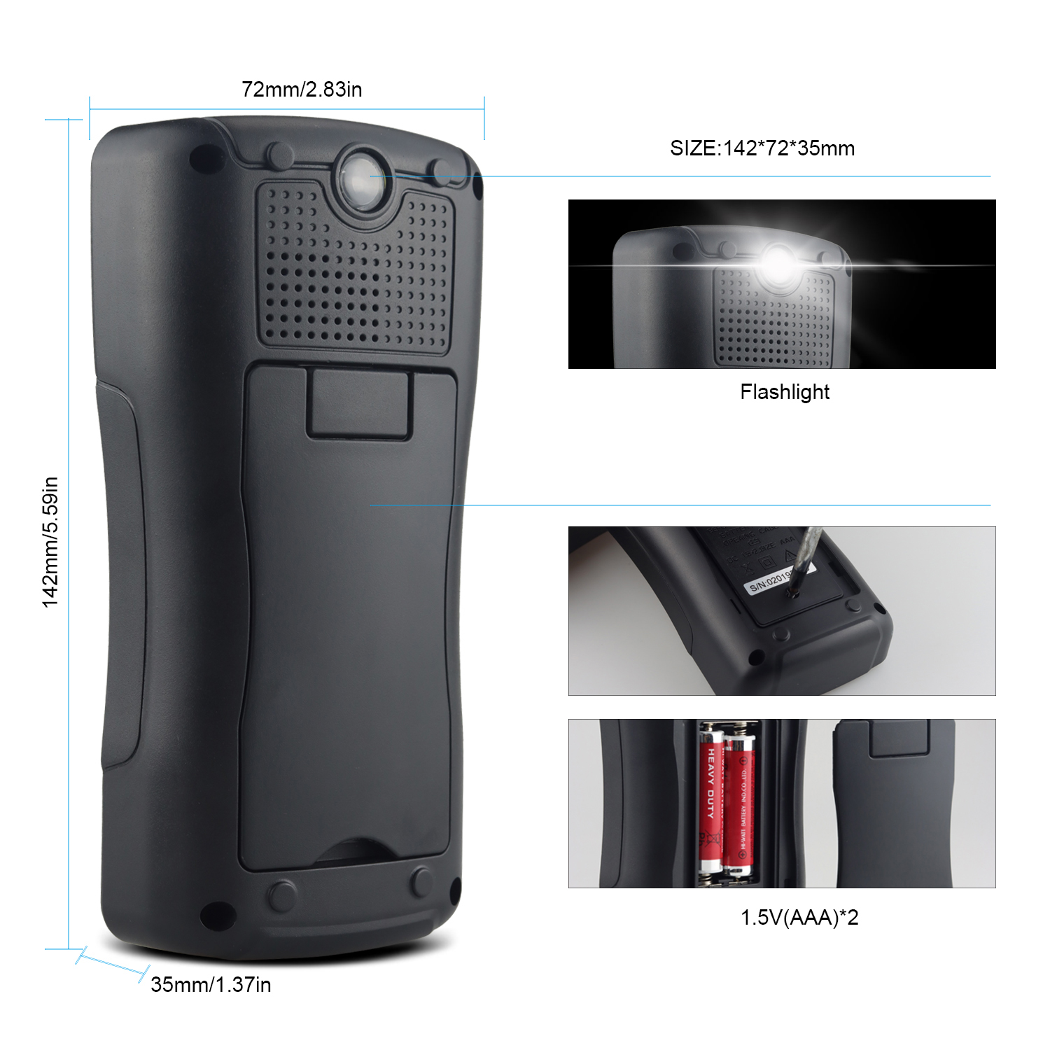 Customizable Digital Clamp Multimeter for Mobile Phone Repair Portable and Compact 142*72*35mm