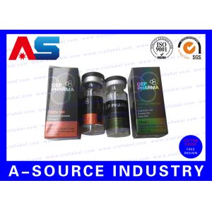 Laser Holographic Metallic Foldable Glass 10ml Vial Steriod Boxes Packaging