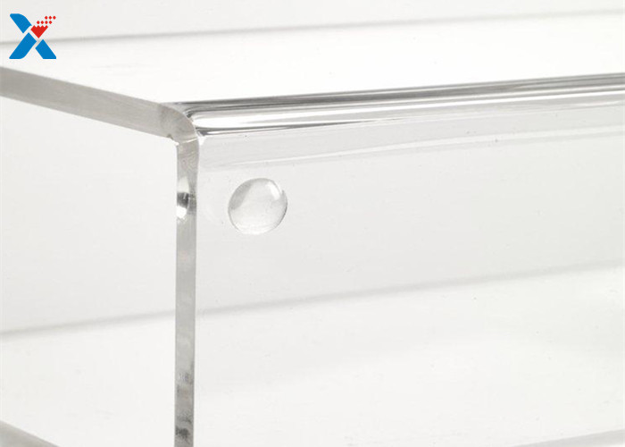 Office Clear Acrylic Magazine Holder , Acrylic Brochure Holders Eco - Friendly