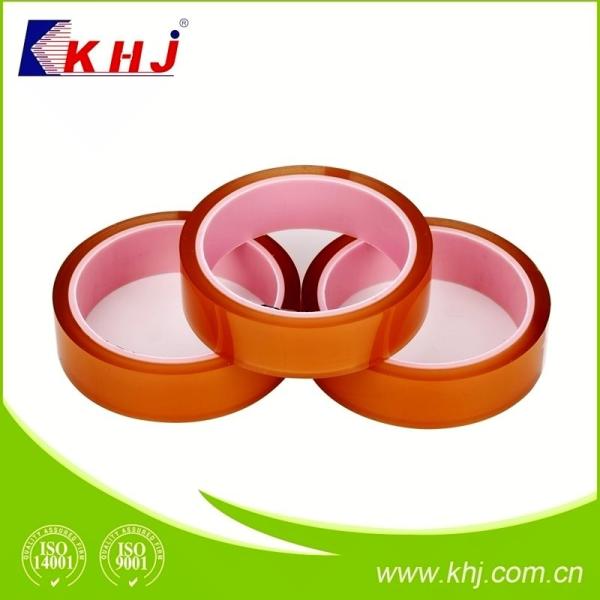 China Polyimide High Temperature Silicone Tape with Adhesion 2.5N/cm factory