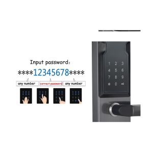 Mobile APP Control Biometric Fingerprint Door Lock 304 Stainless Steel 5 Unlock