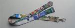 Colorful Bamboo Milk RPET Eco Friendly Lanyards For Business Gifts