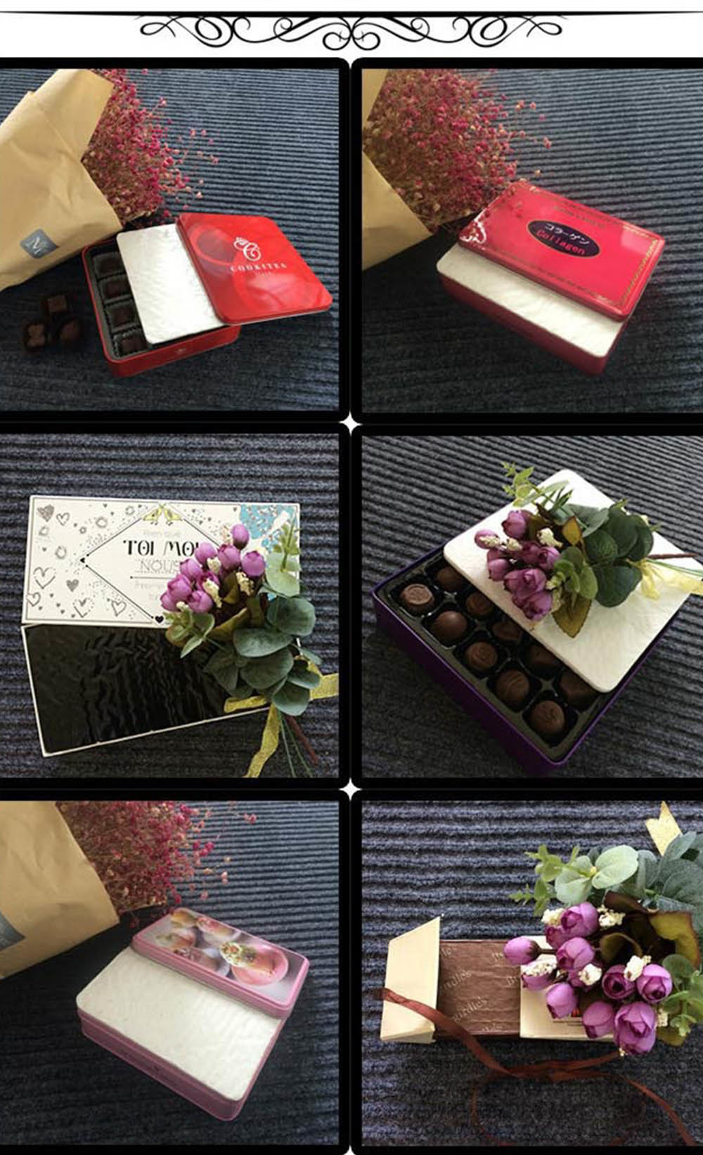 Irregular Thickness 3mm Paper Cushion Pad Packaging Chocolate
