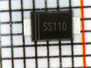 China Export SMD Schottky Diode SS110 SMAf 1A 100V For Electric Appliance factory
