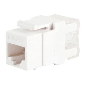 China High Quality CAT.5E UTP Keystone Jack Module UL Listed 180 Degree White factory