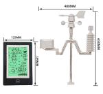 Temperature And Humidity Sensor Outdoor Weather Station For Precise Weather