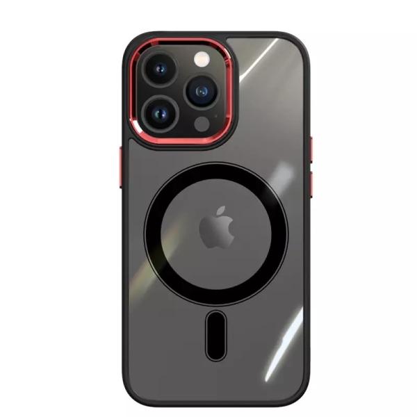 Metal Lens Camera Full Protective Transparent Clear Cases Magnetic Hard Back