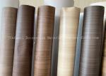 0.18mm Golden Oak Wood Grain PVC Furniture Film For Plastic Profile Wrapping