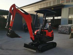 China One year warranty 1700kg mini digger excavator with Kubota EPA engine for America factory