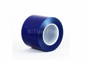 China Blue Transparent Polyethylene Protective Film Low Viscosity For Digital Camera / Glass factory