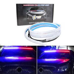China Universal Two Color Waterproof Car Door Warning Led Light 12V 120cm factory