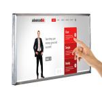 Beautiful burger photobooth shopping mall display advertising kiosk